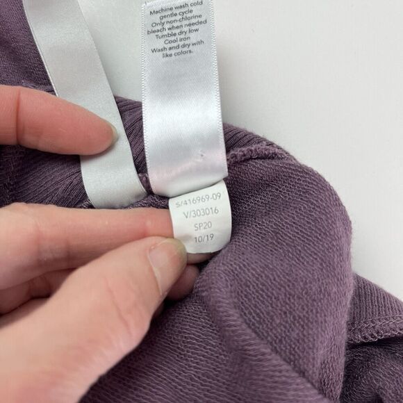 Athleta Nirvana Wear Two Ways Wrap Cardigan Petite MP Open Front Purple Yoga Gym - Picture 12 of 12